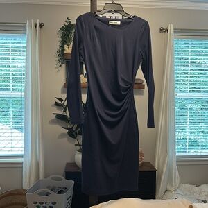 Long sleeve work dress for women